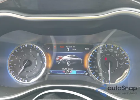 2015 Chrysler 200 C из США, поврежденный, VIN 1C3CCCCB0FN613349